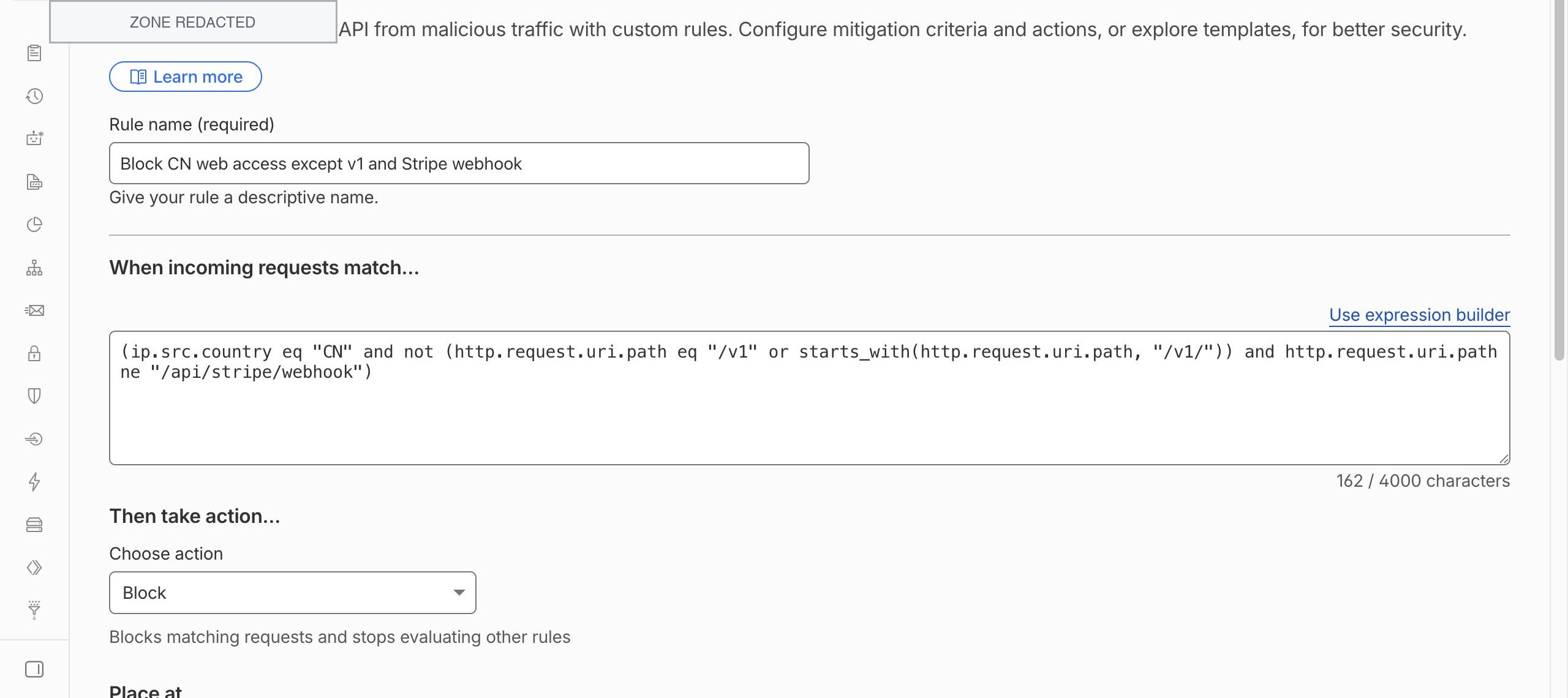 Cloudflare 中国大陆访问规则