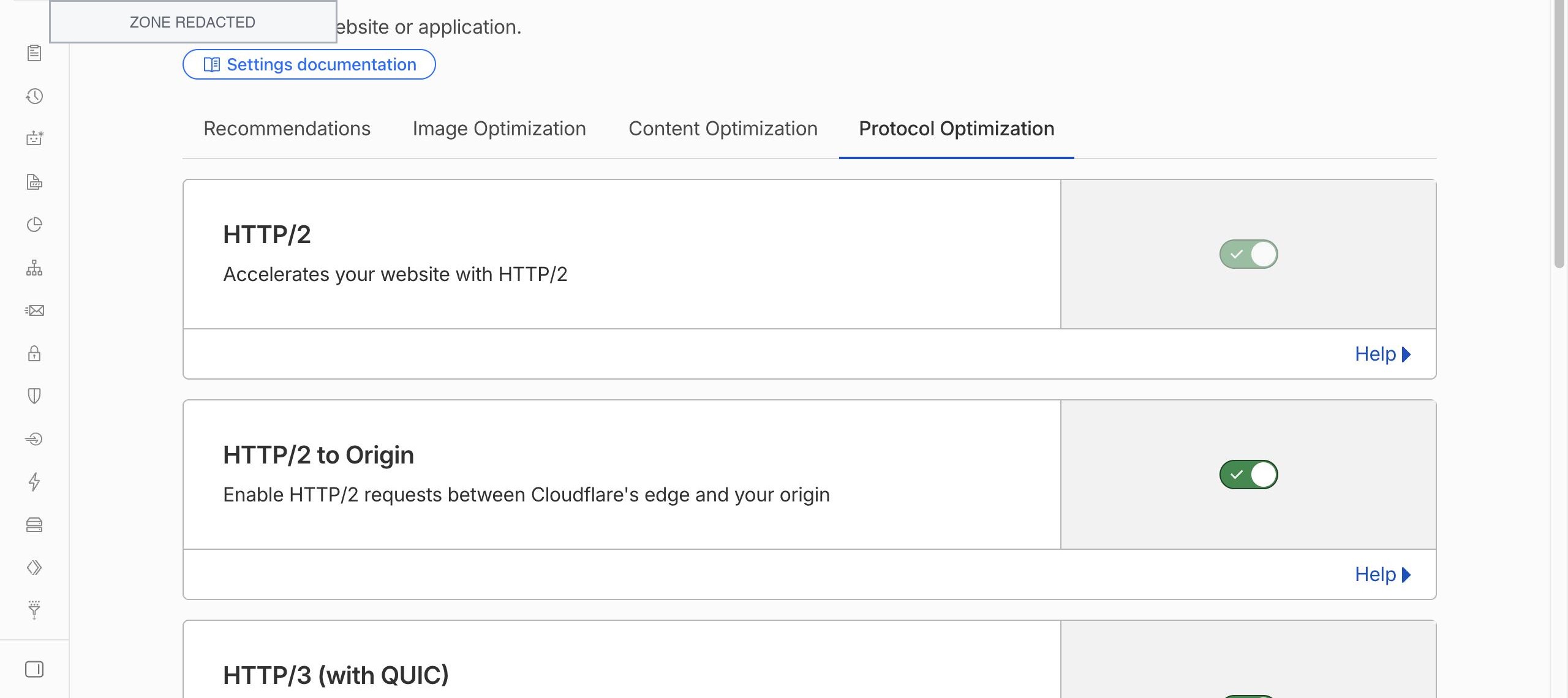 Cloudflare 协议优化设置